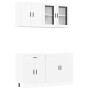 Mueble de cocina Kalmar blanco 4 piezas madera contrachapada von , Küchenschränke - Ref: Foro24-3314871, Preis: 304,69 €, Rab...