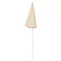 Garden umbrella with steel pole in sand color, 180 cm. by vidaXL, Umbrellas - Ref: Foro24-315537, Price: 21,47 €, Discount: %