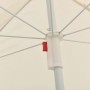 Garden umbrella with steel pole in sand color, 180 cm. by vidaXL, Umbrellas - Ref: Foro24-315537, Price: 25,34 €, Discount: %