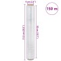Film estirable 6 unidades transparente 23 μm 50 cm x 150 m by , Packaging materials - Ref: Foro24-4104854, Price: 67,34 €, Di...