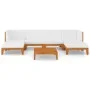 Garden furniture and cushions set 7 pieces solid acacia wood by vidaXL, Garden sets - Ref: Foro24-3058134, Price: 724,55 €, D...