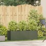 Jardinera de acero laminado en frío verde oliva 120x40x40 cm von , Töpfe und Pflanzgefäße - Ref: Foro24-860678, Preis: 85,72 ...