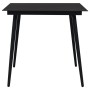Garden dining set 3 pieces black PVC rattan by vidaXL, Garden sets - Ref: Foro24-3060267, Price: 226,43 €, Discount: %