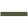 Jardinera de acero laminado en frío verde oliva 280x40x40 cm by , Pots and planters - Ref: Foro24-860692, Price: 168,01 €, Di...