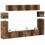 Conjunto de mueble de TV 8 piezas montado la pared madera vieja von , TV-Möbel - Ref: Foro24-3329147, Preis: 331,71 €, Rabatt: %