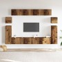 Conjunto de mueble de TV 8 piezas montado la pared madera vieja von , TV-Möbel - Ref: Foro24-3329147, Preis: 331,71 €, Rabatt: %