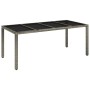 Set comedor jardín 9 pzas y cojines ratán sintético gris von , Gartensets - Ref: Foro24-3213084, Preis: 1,00 €, Rabatt: %