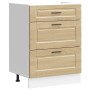 Mueble bajo de cocina porto roble sonoma madera reconstituida de , Armarios de cocina - Ref: Foro24-854262, Precio: 115,07 €,...