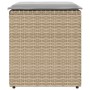 Taburetes de jardín con cojines 2 uds beige 40x40x43 cm von , Hocker für den Außenbereich - Ref: Foro24-4104042, Preis: 127,6...