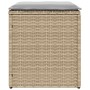 Taburetes de jardín con cojines 2 uds beige 40x40x43 cm von , Hocker für den Außenbereich - Ref: Foro24-4104042, Preis: 127,6...