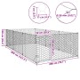 Perrera de exterior puerta acero galvanizado plateado 2x4x1 m von , Hundehütten - Ref: Foro24-4105412, Preis: 137,77 €, Rabat...