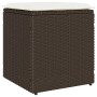 Taburetes de jardín con cojines 2 uds marrón 40x40x43 cm von , Hocker für den Außenbereich - Ref: Foro24-4104040, Preis: 127,...