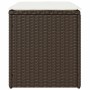 Taburetes de jardín con cojines 2 uds marrón 40x40x43 cm von , Hocker für den Außenbereich - Ref: Foro24-4104040, Preis: 127,...