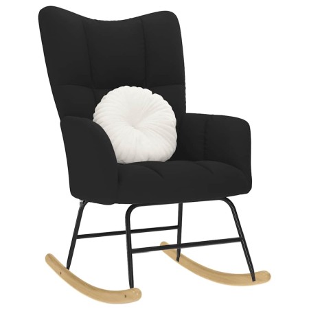 Silla mecedora de tela negro von , Schaukelstühle - Ref: Foro24-4016791, Preis: 120,07 €, Rabatt: %