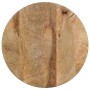 Mesa auxiliar madera maciza de mango negra Ø37x45 cm by , Side tables - Ref: Foro24-4017537, Price: 108,57 €, Discount: %