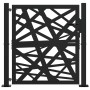 Puerta de jardín de acero negra diseño luminoso 105x106 cm von , Gartentore - Ref: Foro24-4100949, Preis: 225,82 €, Rabatt: %