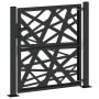 Puerta de jardín de acero negra diseño luminoso 105x106 cm von , Gartentore - Ref: Foro24-4100949, Preis: 225,82 €, Rabatt: %