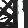 Puerta de jardín de acero negra diseño luminoso 105x106 cm de , Puertas de jardín - Ref: Foro24-4100949, Precio: 225,69 €