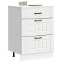 Mueble bajo de cocina Lucca madera de ingeniería blanca de , Armarios de cocina - Ref: Foro24-854269, Precio: 117,67 €, Descu...
