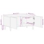 Mesa de centro de madera maciza de mango gris claro 80x50x40 cm von , Couchtisch - Ref: Foro24-4017797, Preis: 112,06 €, Raba...