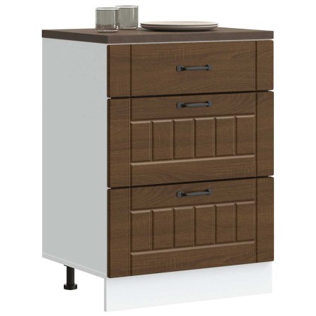 Mueble bajo de cocina Lucca roble marrón von , Küchenschränke - Ref: Foro24-854276, Preis: 110,38 €, Rabatt: %