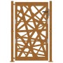 Puerta de jardín de acero desgastado diseño ligero 105x155 cm by , garden gates - Ref: Foro24-4100956, Price: 215,54 €, Disco...