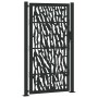 Puerta de jardín de diseño con carril de acero negro 105x180 cm von , Gartentore - Ref: Foro24-4100982, Preis: 238,54 €, Raba...