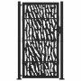 Puerta de jardín de diseño con carril de acero negro 105x180 cm von , Gartentore - Ref: Foro24-4100982, Preis: 238,54 €, Raba...