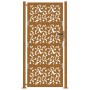 Puerta de jardín diseño de hojas de acero desgastado 105x205 cm von , Gartentore - Ref: Foro24-4100968, Preis: 277,32 €, Raba...