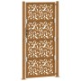 Puerta de jardín diseño de hojas de acero desgastado 105x205 cm von , Gartentore - Ref: Foro24-4100968, Preis: 277,32 €, Raba...