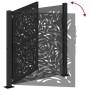 Puerta de jardín diseño llama acero negro 105x106 cm von , Gartentore - Ref: Foro24-4100989, Preis: 183,34 €, Rabatt: %