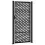 Puerta de jardín diseño en cruz de acero negra 105x205 cm by , garden gates - Ref: Foro24-4101003, Price: 281,99 €, Discount: %