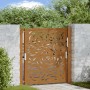 Puerta de jardín diseño llama acero desgastado 105x105 cm von , Gartentore - Ref: Foro24-4100994, Preis: 169,56 €, Rabatt: %