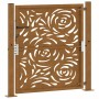 Puerta de jardín diseño llama acero desgastado 105x105 cm von , Gartentore - Ref: Foro24-4100994, Preis: 169,56 €, Rabatt: %