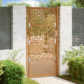 Puerta de jardín diseño en cruz de acero desgastado 105x205 cm von , Gartentore - Ref: Foro24-4101008, Preis: 277,32 €, Rabat...