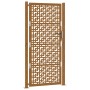 Puerta de jardín diseño en cruz de acero desgastado 105x205 cm de , Puertas de jardín - Ref: Foro24-4101008, Precio: 277,19 €