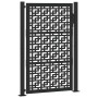 Puerta de jardín diseño en cruz de acero negra 105x155 cm by , garden gates - Ref: Foro24-4101001, Price: 224,65 €, Discount: %