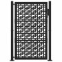 Puerta de jardín diseño en cruz de acero negra 105x155 cm by , garden gates - Ref: Foro24-4101001, Price: 224,65 €, Discount: %