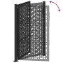Puerta de jardín diseño en cruz de acero negra 105x155 cm by , garden gates - Ref: Foro24-4101001, Price: 224,65 €, Discount: %
