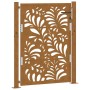 Puerta de jardín de acero desgastado diseño ondulado 105x130 cm by , garden gates - Ref: Foro24-4100975, Price: 208,77 €, Dis...