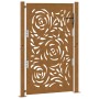 Puerta de jardín diseño llama acero desgastado 105x155 cm by , garden gates - Ref: Foro24-4100996, Price: 217,97 €, Discount: %