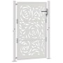 Puerta de jardín diseño llama acero desgastado 105x155 cm by , garden gates - Ref: Foro24-4100996, Price: 217,97 €, Discount: %
