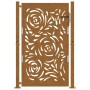 Puerta de jardín diseño llama acero desgastado 105x155 cm by , garden gates - Ref: Foro24-4100996, Price: 217,97 €, Discount: %