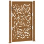 Puerta de jardín diseño llama acero desgastado 105x155 cm by , garden gates - Ref: Foro24-4100996, Price: 217,97 €, Discount: %