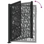 Puerta de jardín de diseño con carril de acero negro 105x130 cm by , garden gates - Ref: Foro24-4100980, Price: 200,03 €, Dis...