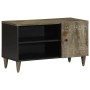 Mueble de TV madera maciza de mango gris claro 80x31,5x46 cm by , CD and DVD storage - Ref: Foro24-4017807, Price: 76,91 €, D...
