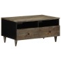 Mesa de centro madera maciza de mango gris claro 80x54x40 cm by , Coffee table - Ref: Foro24-4017805, Price: 133,29 €, Discou...