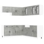 Mueble cocina Kalmar gris hormigón 11 pzas madera contrachapada von , Küchenschränke - Ref: Foro24-3314915, Preis: 717,86 €, ...