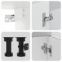 Mueble cocina Kalmar gris hormigón 11 pzas madera contrachapada