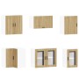 Mueble cocina Porto roble sonoma 11 pzas madera contrachapada von , Küchenschränke - Ref: Foro24-3314934, Preis: 728,65 €, Ra...